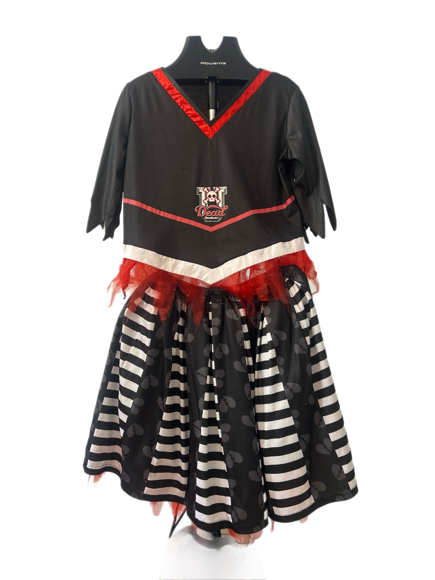 Vestido "Gothic Cheerleader" – Squad Siniestro Infantil - Talla M/L - AA
