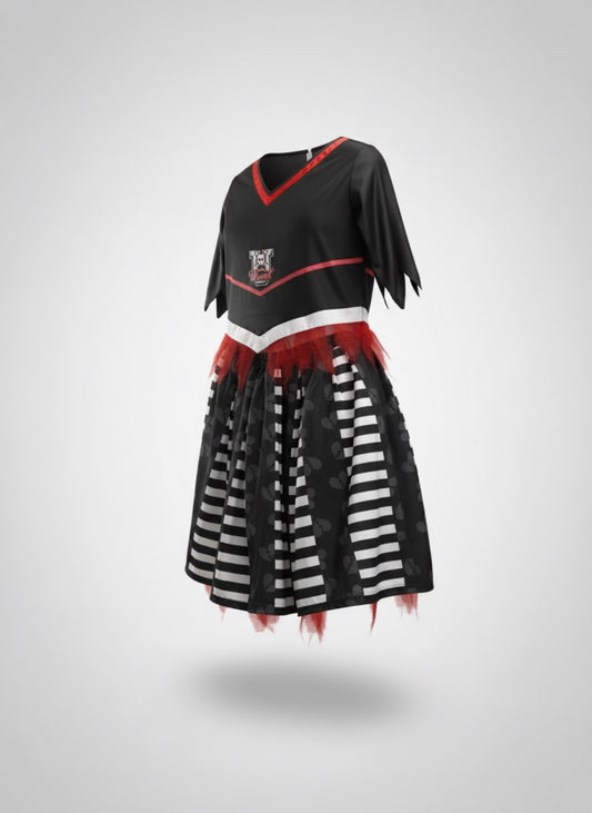 Vestido "Gothic Cheerleader" – Squad Siniestro Infantil - Talla M/L - AA